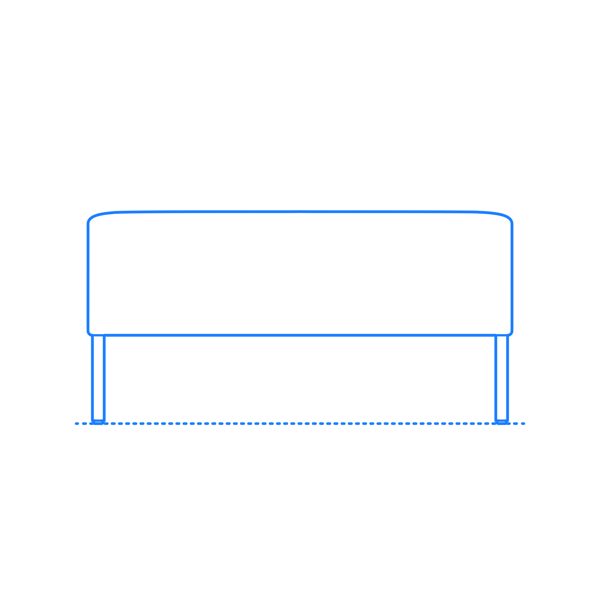 Furniture Benches Riva Bench Square Large Svg Line Art Free Vectors